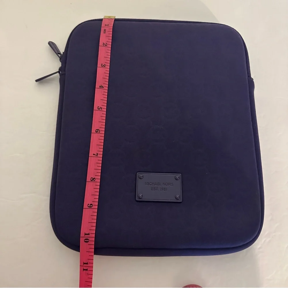 Michael Kors Purple Padded zip around iPad holder